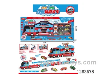 Sound & Light Transforming Launch Track Train