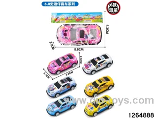 metal pull back car