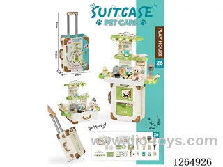 3-in-1 Pet Storage Trolley 26PCS