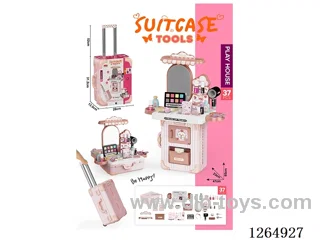 3-in-1 Cosmetic Storage Trolley 37PCS