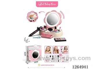 Flower-Shaped Makeup Mirror (not included battery) 19PCS