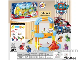 Floating track vehicle with lights 54PCS