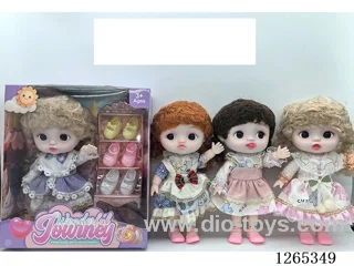 8 inch doll(expression 3 models/Clothes 4 random mix)