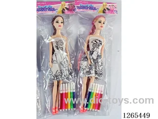 11.5 inch 11-joint Barbie Graffiti set