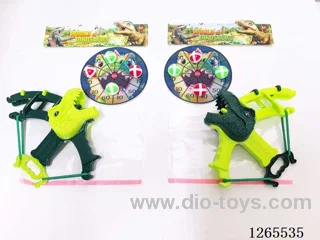 Bow and Arrow Dinosaur Gun with Sticky Balls 2 colors