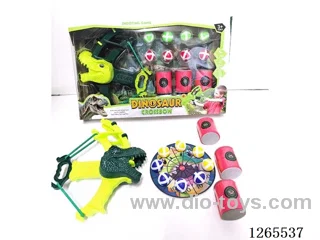 Bow and Arrow Dinosaur Gun with Sticky Balls 2 colors