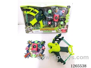 Bow and Arrow Dinosaur Gun with Sticky Balls 2 colors
