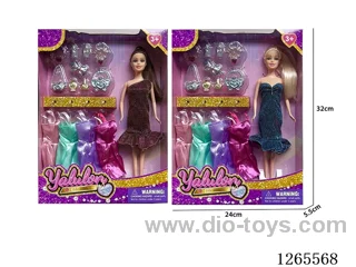 11.5 inch Barbie set 2 mixed