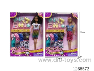 11.5 inch Barbie set 2 mixed