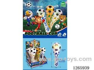 World Cup toys with light 9PCS not included battery