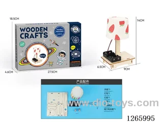 Wooden Educational Experiments - DIY Desk Lamp (15PCS)