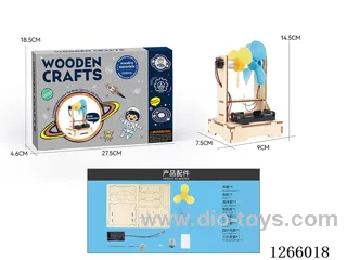 Wooden Educational Experiment - Wind Turbine (16PCS)