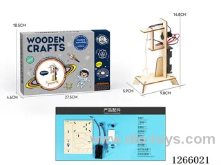 Wooden Educational Experiment - Earthquake Alarm (18PCS)