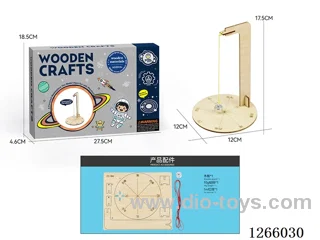 Wooden Educational Experiment - Foucault Pendulum (8PCS)
