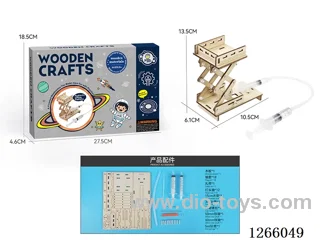 Wooden Educational Experiment - Hydraulic Lift Table (59PCS)