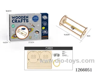Wooden Educational Experiment - Hooker Roller (9PCS)