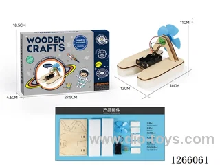 Wooden Educational Experiments - Hovercraft (14PCS)