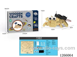 Wooden Educational Experiments - Sideways-Walking Crab (41PCS)