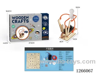 Wooden Educational Experiments - Running Robot (40PCS)
