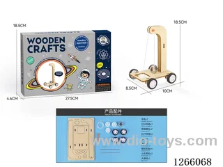 Wooden Educational Experiments - Gravity-Powered Car (29PCS)