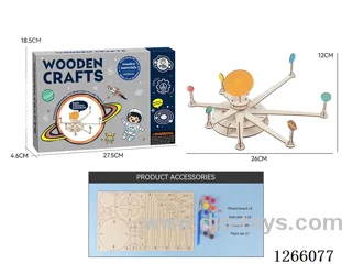 Wooden Educational Experiment - Eight Planets (50PCS)