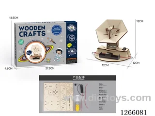 Wooden Educational Experiment - Satellite Radar (22PCS)