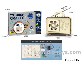 Wooden Educational Experiment - Radio (33PCS)