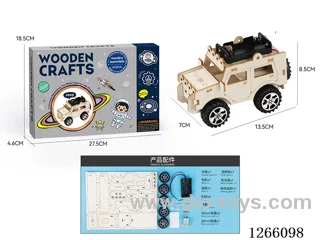 Wooden Educational Experiment - Jeep