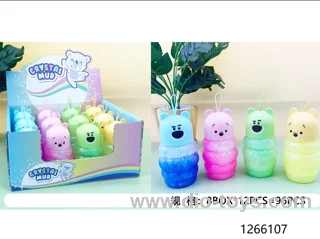 crystal mud in 12pcs display box