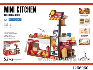 Kitchen Toy - Mini Fried Chicken Shop (Color-Changing Food) 52pcs