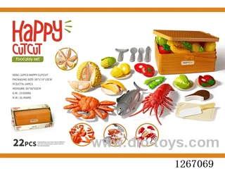 22PCS Lobster, King Crab, Tuna, Durian Fruit Cutting Set