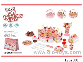 98PCS Single-Layer DIY Birthday Cake