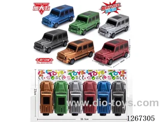 6PCS pull back car