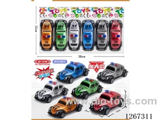 6PCS pull back car