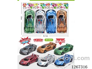 4PCS pull back car