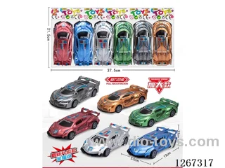 6PCS pull back car