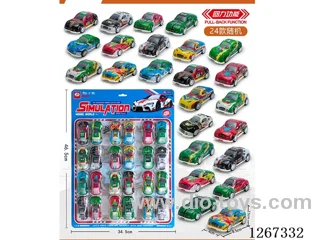 24PCS pull back car