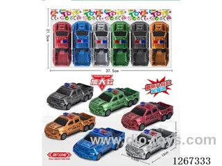 6PCS pull back car