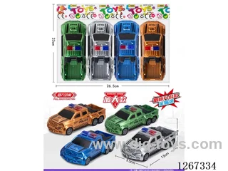 4PCS pull back car