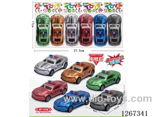 6PCS pull back car