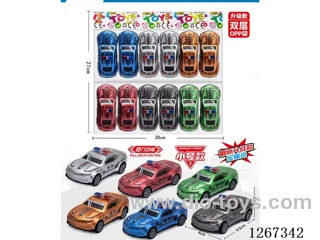 12PCS pull back car