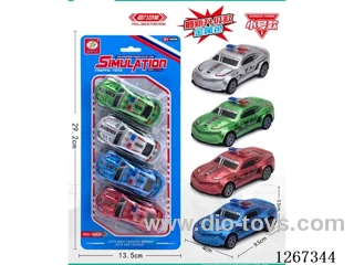 4PCS pull back car