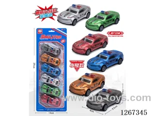 6PCS pull back car