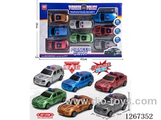 8PCS pull back car