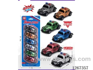 6PCS pull back car