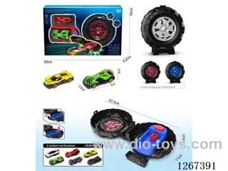 Tire Launcher + 2 Alloy Cars