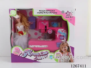 Electric Sewing Machine with light/doll not included battery