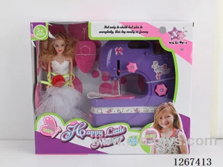 Electric Sewing Machine with light/doll not included battery