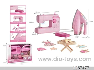 Sewing Machine Iron Set with light not included battery
