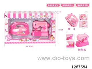 Electric iron + sewing machine